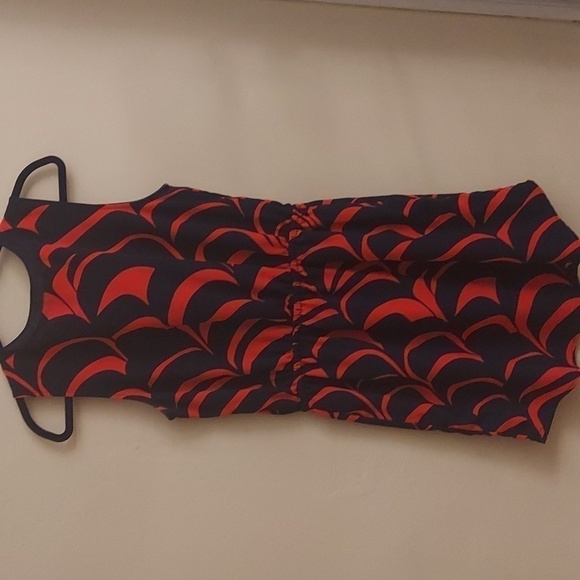 GAP Pullover Sleeveless Navy and Red Dress - Picture 7 of 8